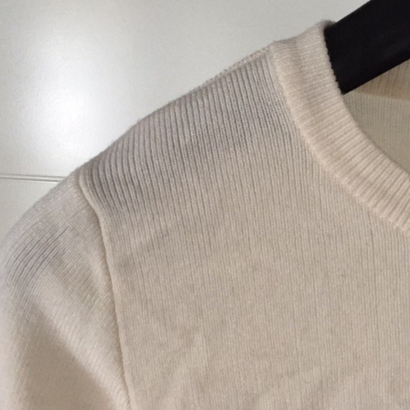 Forever 21 White Ribbed Thicker Long Sleeve Top - Picture 4 of 4